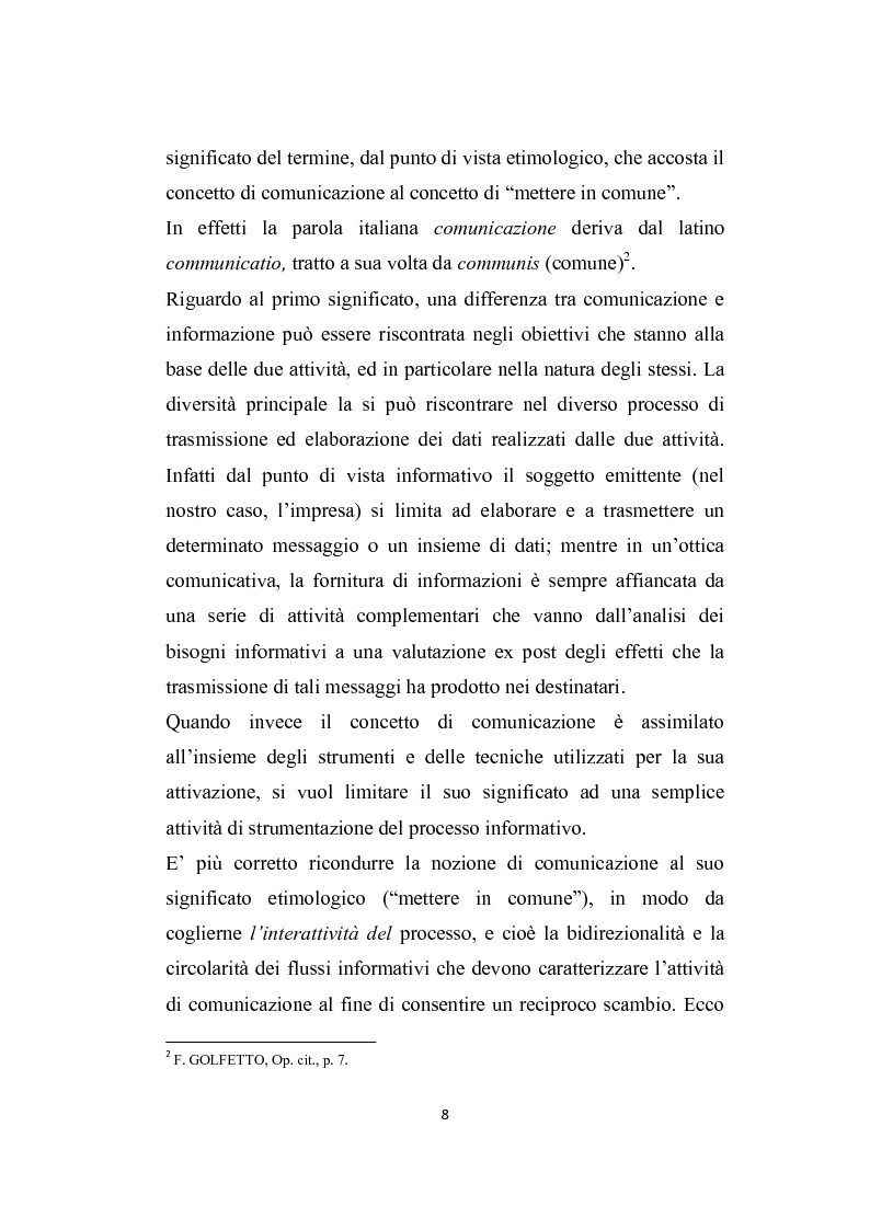 Anteprima della tesi: L'importanza della comunicazione nel sistema fieristico: il caso Euro&Med Food, Pagina 5