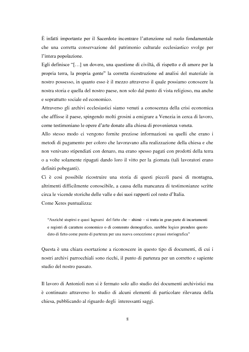 Anteprima della tesi: La chiesa parrocchiale di San Giuseppe a Grosio, Pagina 6