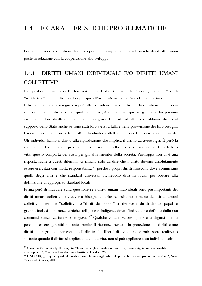 Estratto dalla tesi: I diritti umani nella cooperazione internazionale allo sviluppo. L’approccio basato sui diritti umani.