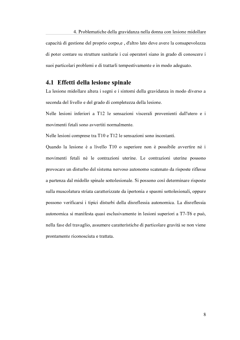Anteprima della tesi: Terapia occupazionale nella donna mielolesa prima, durante e dopo la gravidanza., Pagina 7
