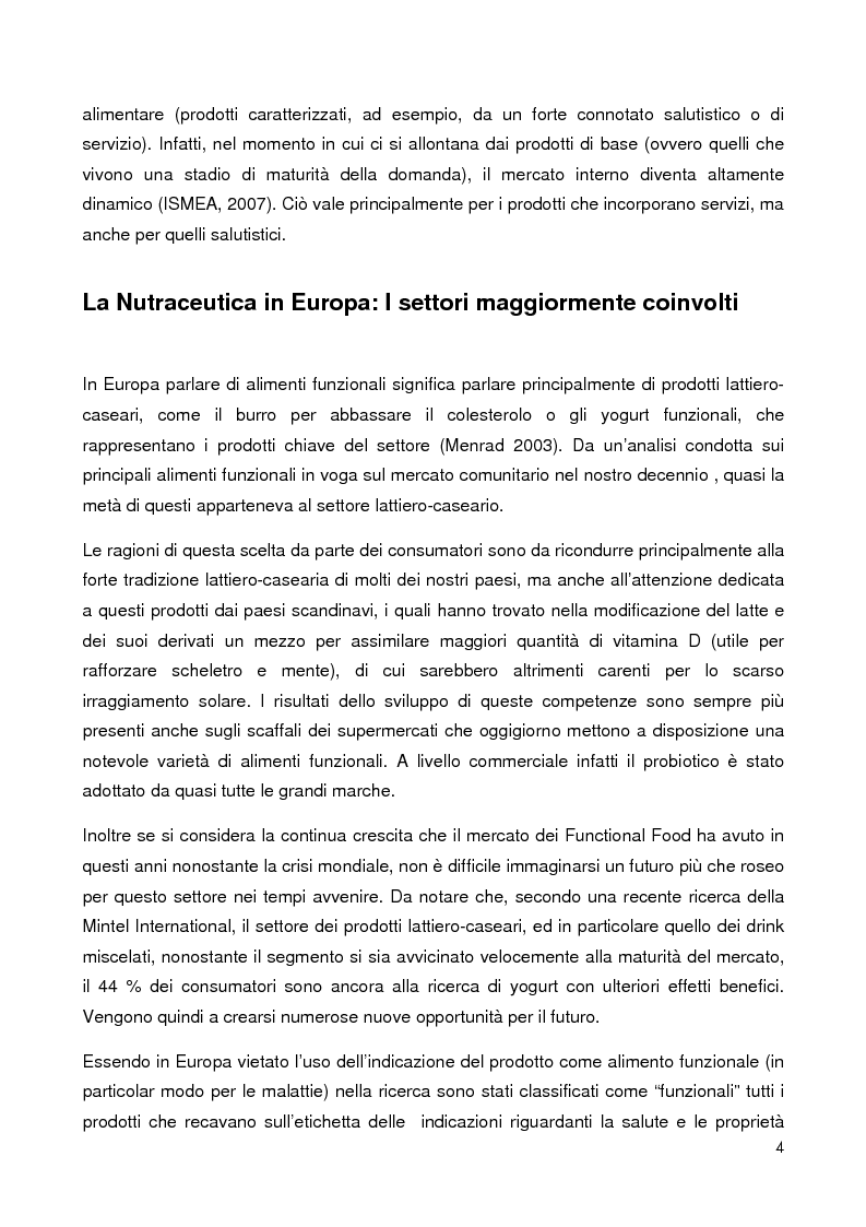 Anteprima della tesi: New Product Development in the food industry - Lo sviluppo di nuovi prodotti nel settore alimentare, Pagina 3