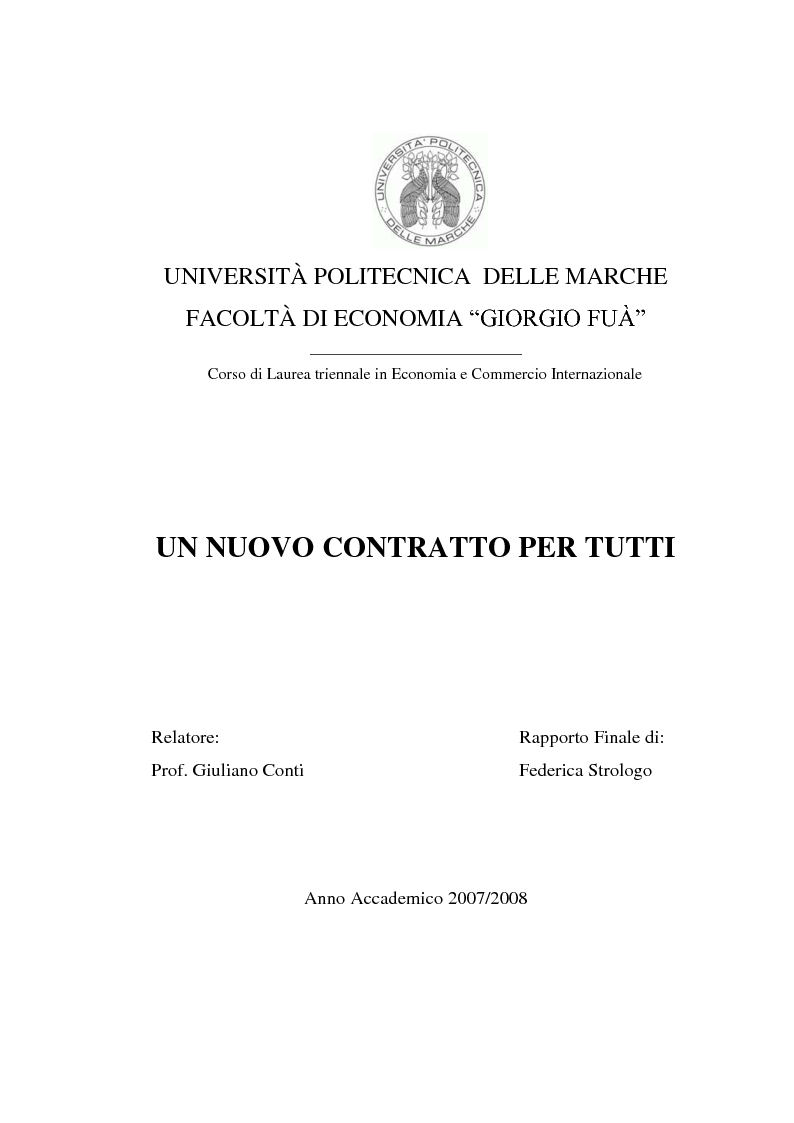 tesi gratis cisl scarica
