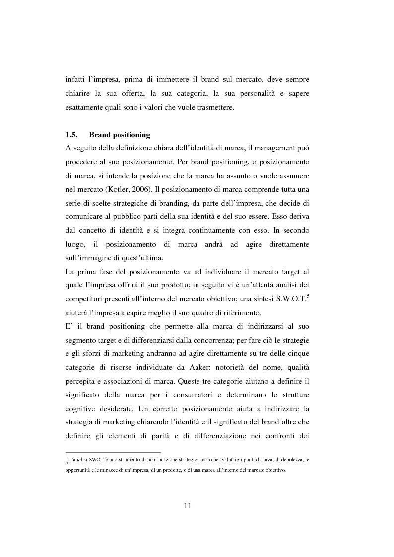 Anteprima della tesi: La gestione del brand portfolio attraverso la comunicazione. Analisi del portafoglio-marche Luxottica, Pagina 12