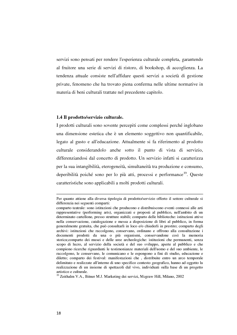 Anteprima della tesi: Il web marketing culturale. Indagine sulla realtà dei musei civici italiani., Pagina 8