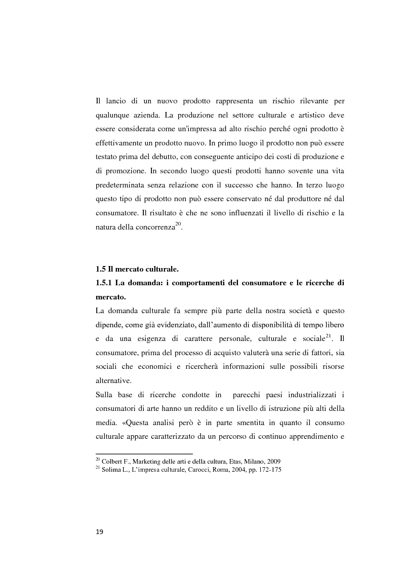Anteprima della tesi: Il web marketing culturale. Indagine sulla realtà dei musei civici italiani., Pagina 9