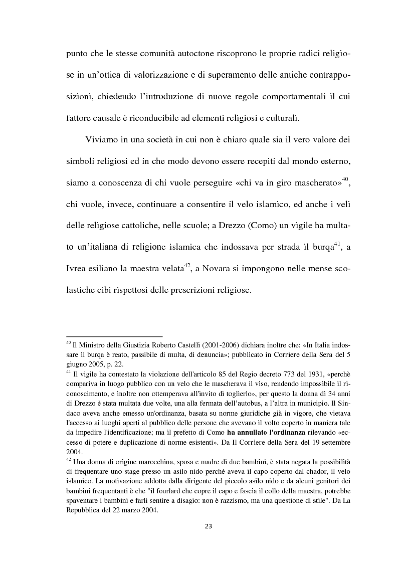 Estratto dalla tesi: I Simboli Religiosi nella Giurisprudenza Italiana
