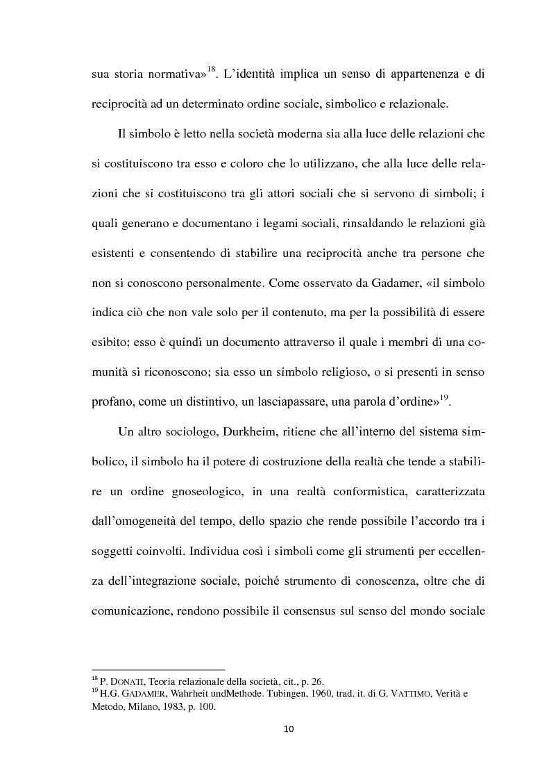 Anteprima della tesi: I Simboli Religiosi nella Giurisprudenza Italiana, Pagina 9
