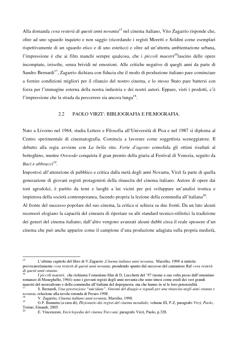 Estratto dalla tesi: Il cinema e la didattica dell'italiano come L2: Paolo Virzì in classe. (The Cinema and the Didactics of the Italian as L2: Paolo Virzì in the classroom)