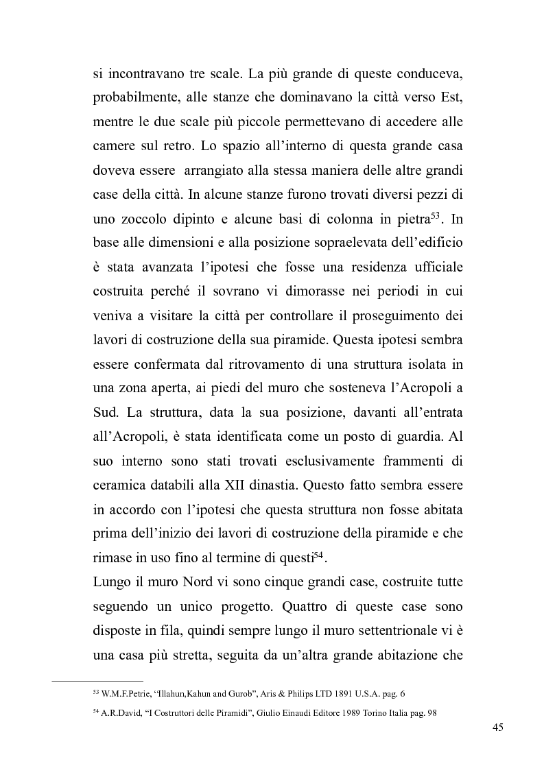Estratto dalla tesi: Fenomeni dell’urbanesimo nell’antico Egitto