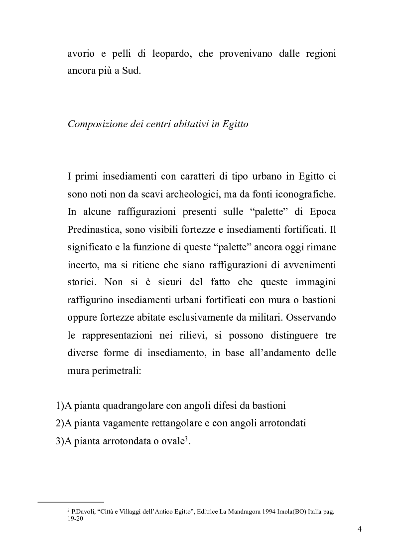 Anteprima della tesi: Fenomeni dell’urbanesimo nell’antico Egitto, Pagina 5