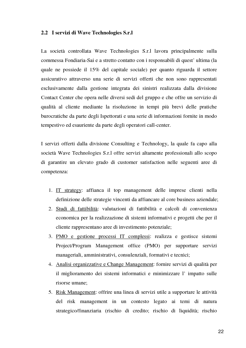 Estratto dalla tesi: Le analisi di bilancio : Il caso Wave Technologies Srl