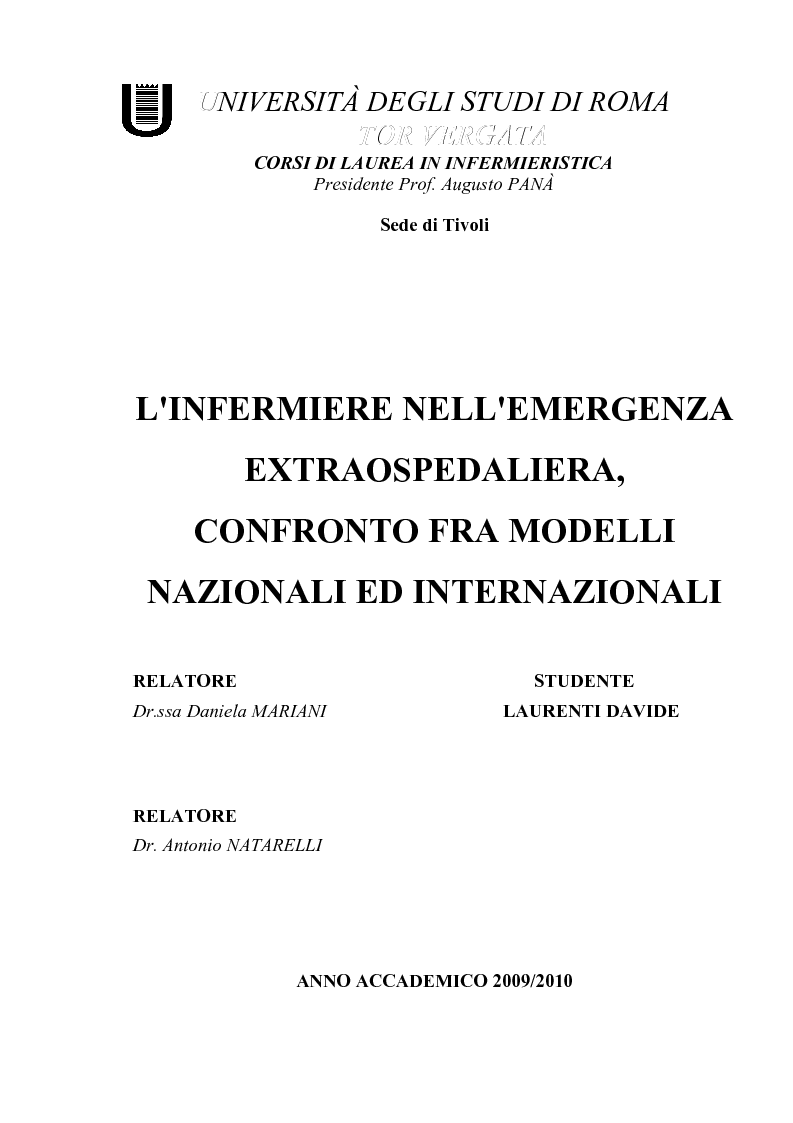 Corsi Di Laurea Triennali Tor Vergata