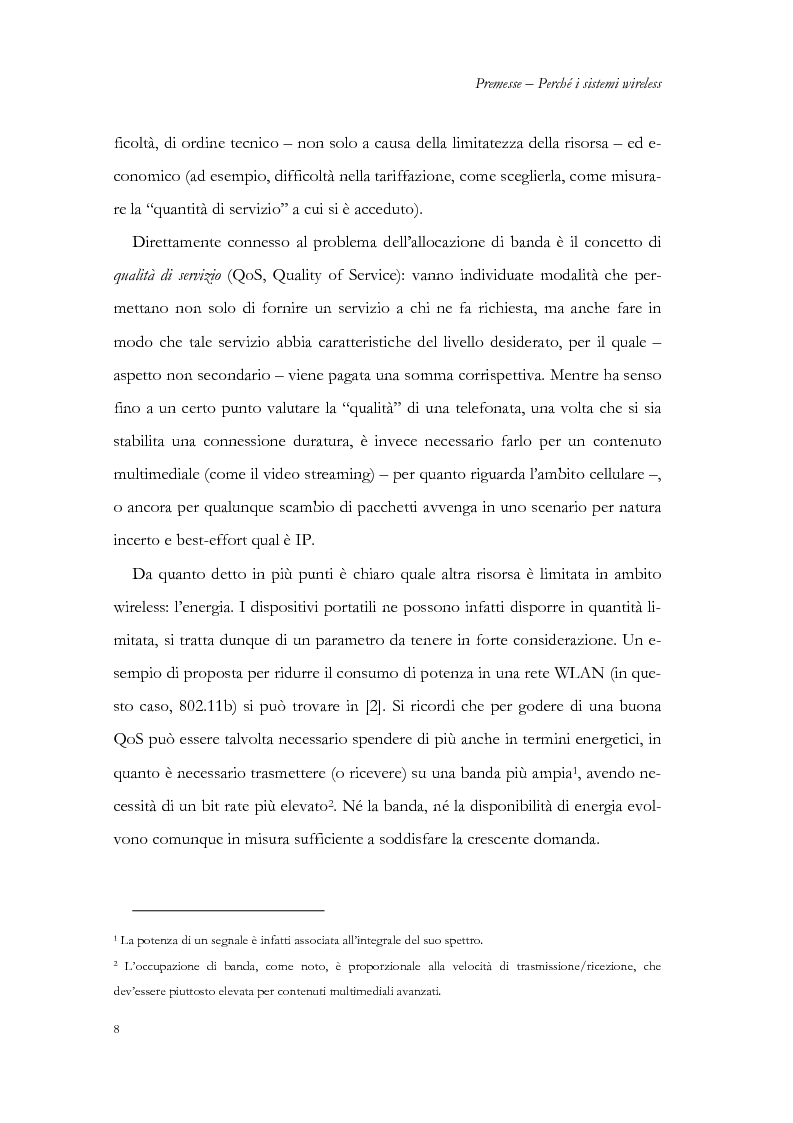 Anteprima della tesi: Allocazione delle risorse in rete radiomobile di area locale, Pagina 5