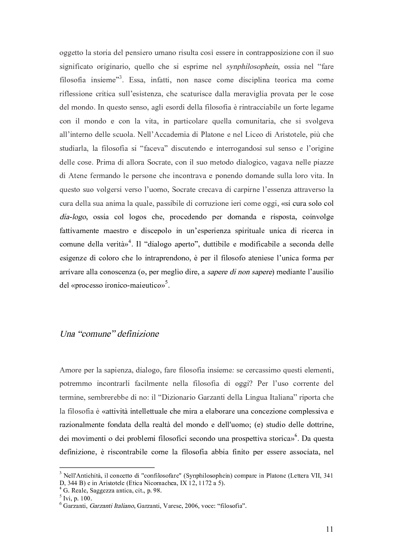 Anteprima della tesi: La consulenza filosofica. Pratiche filosofiche per le organizzazioni: origini, sviluppi, prospettive, Pagina 7