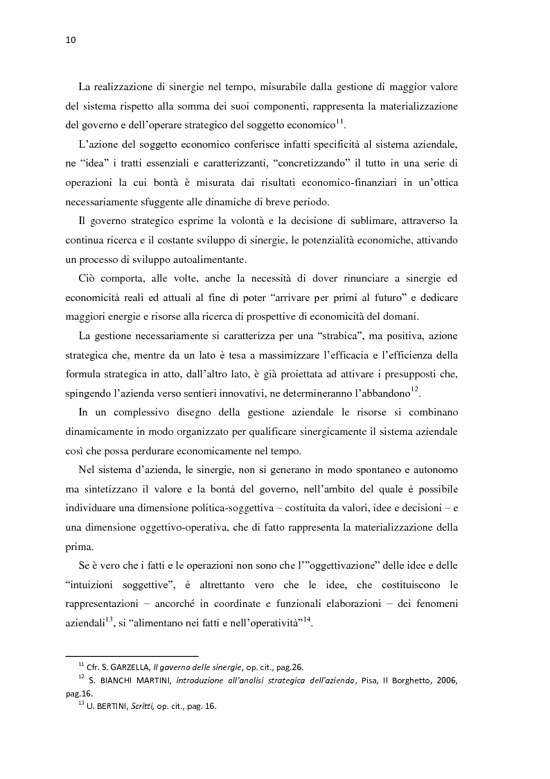 Estratto dalla tesi: IL Governo delle sinergie. Caso FIAT-CHRYSLER