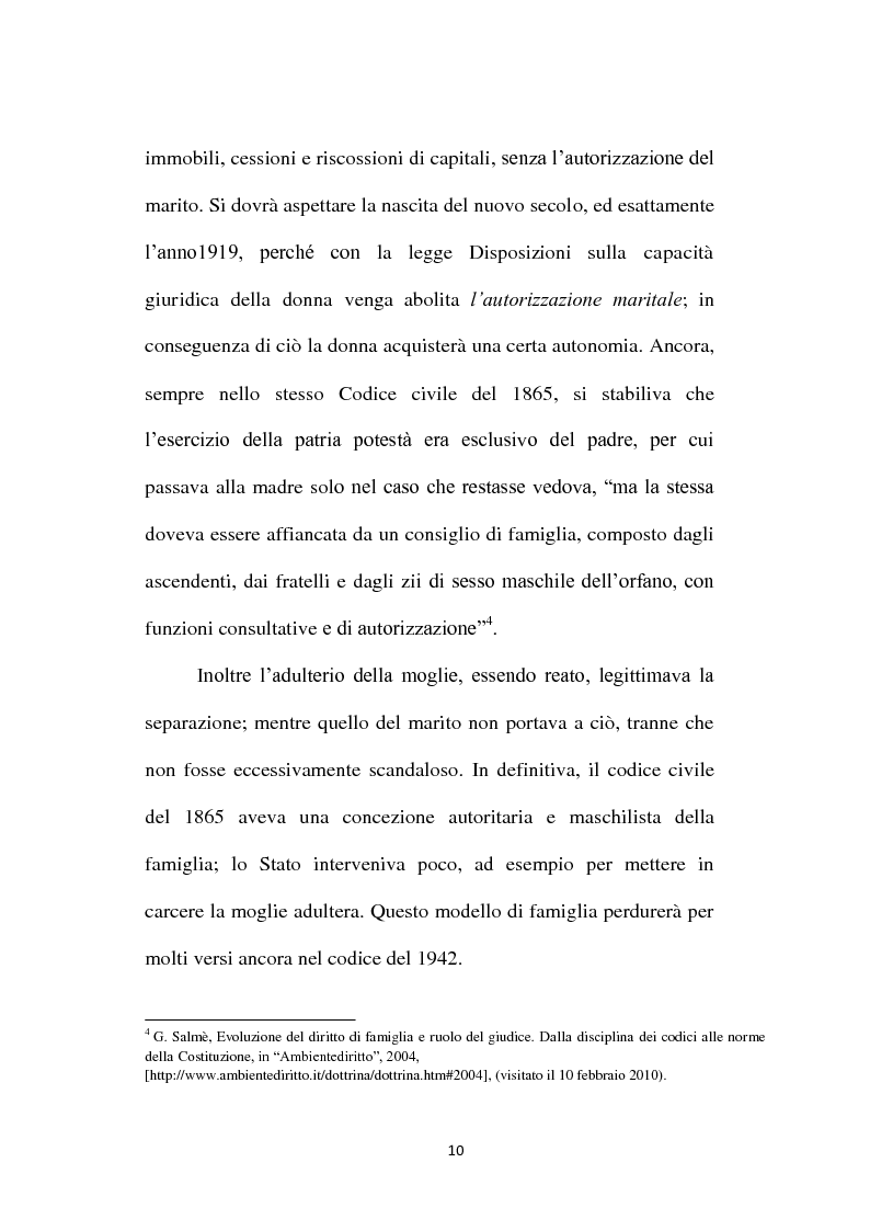 Anteprima della tesi: La condizione della donna siciliana e il cinema degli anni Sessanta, Pagina 10