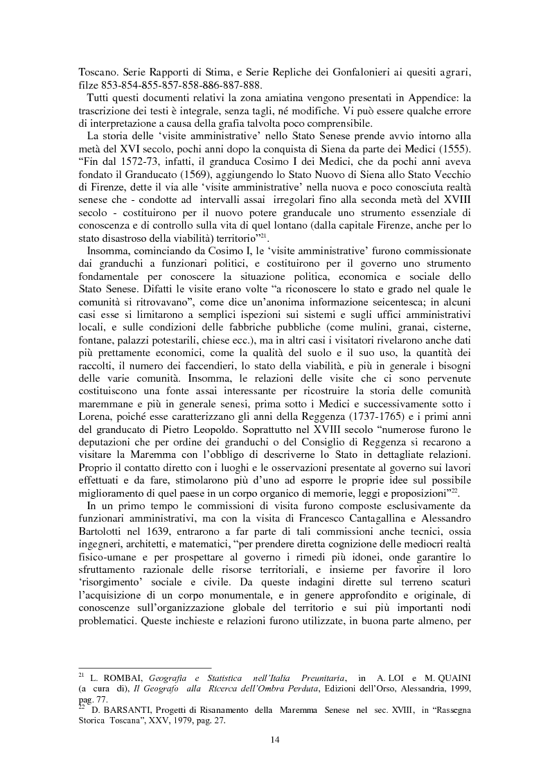 Anteprima della tesi: L'Amiata tra '600 e '800 - Una vicenda geostorica, Pagina 9