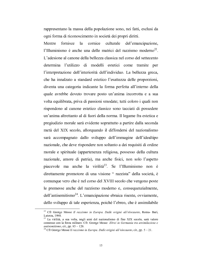 Anteprima della tesi: Ebraismi dell'Europa centrale: emancipazione politica e simbiosi intellettuale, Pagina 14