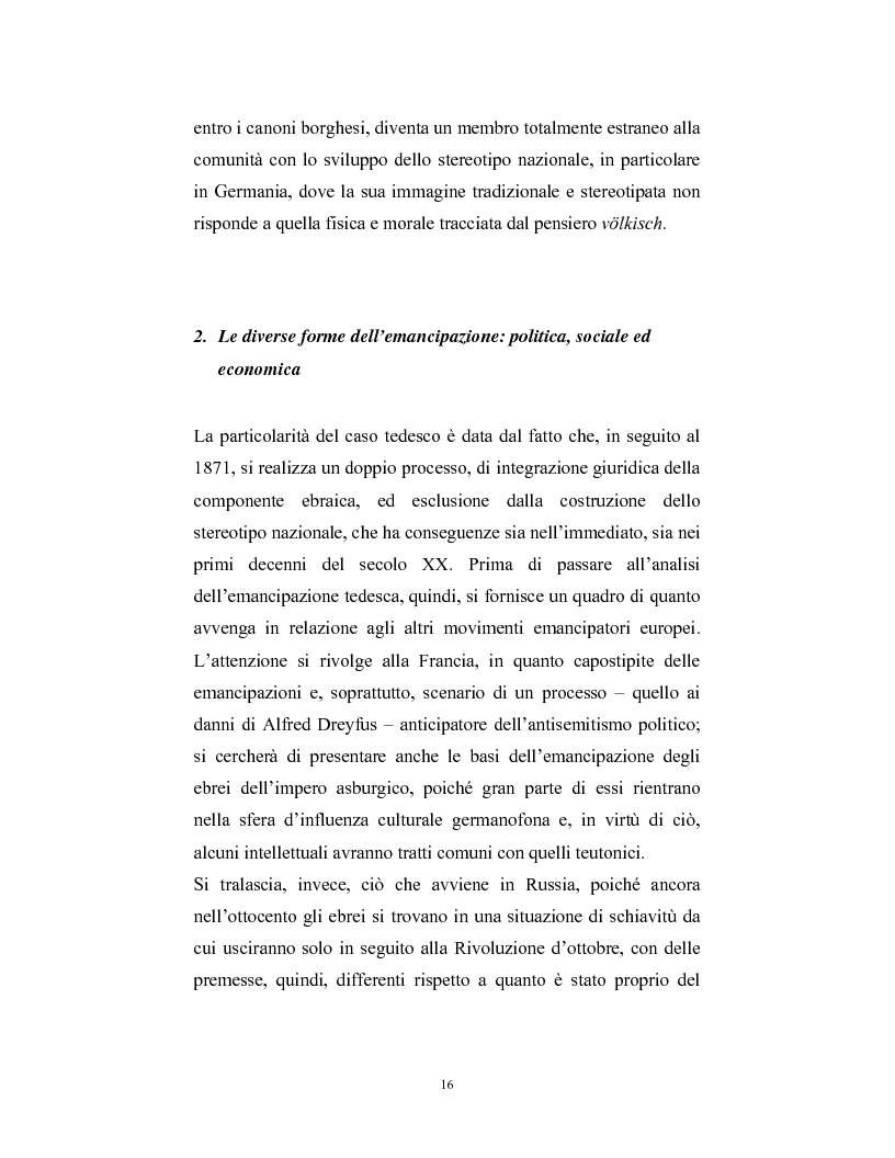 Anteprima della tesi: Ebraismi dell'Europa centrale: emancipazione politica e simbiosi intellettuale, Pagina 15