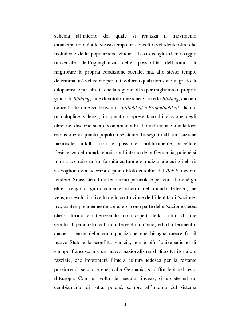 Anteprima della tesi: Ebraismi dell'Europa centrale: emancipazione politica e simbiosi intellettuale, Pagina 3