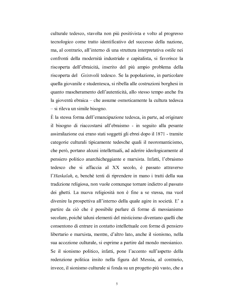 Anteprima della tesi: Ebraismi dell'Europa centrale: emancipazione politica e simbiosi intellettuale, Pagina 4