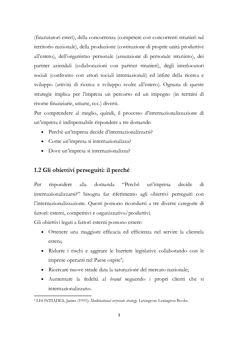 Anteprima della tesi: L'internazionalizzazione delle PMI familiari: il caso MVM, Pagina 4