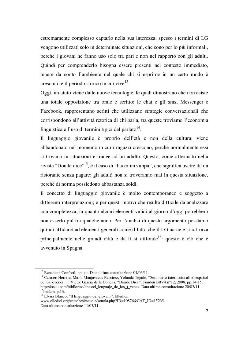 Anteprima della tesi: Gli strumenti espressivi dei giovani: linguaggio e musica analizzati all'interno del contesto spagnolo, Pagina 7