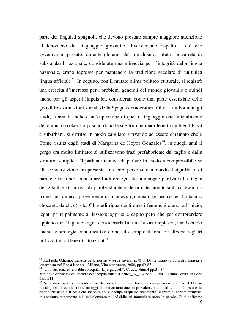 Anteprima della tesi: Gli strumenti espressivi dei giovani: linguaggio e musica analizzati all'interno del contesto spagnolo, Pagina 9