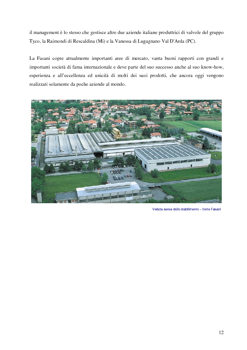 Anteprima della tesi: Analisi dei flussi e degli spazi per lo studio di re-layout di una azienda produttrice di valvole, Pagina 9
