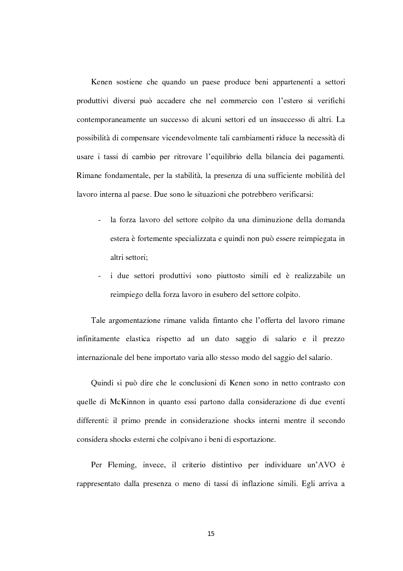 Anteprima della tesi: Costi e Benefici di una Valuta Internazionale, Pagina 11