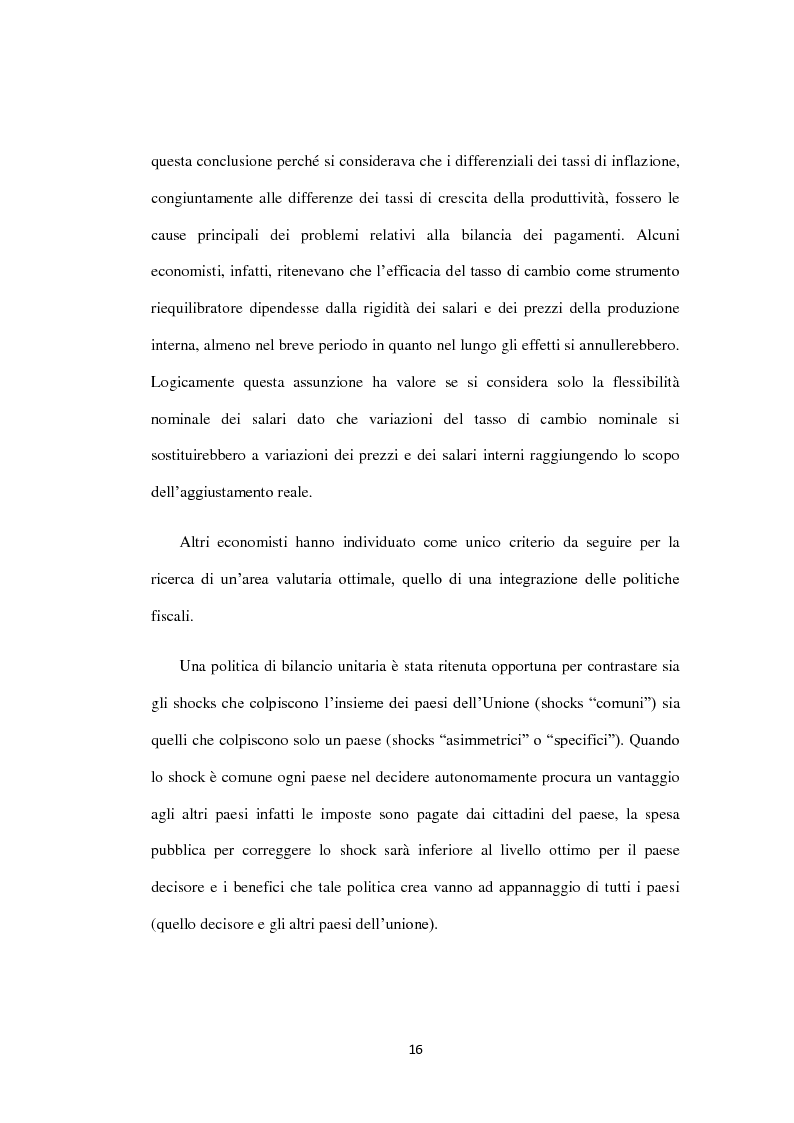 Anteprima della tesi: Costi e Benefici di una Valuta Internazionale, Pagina 12