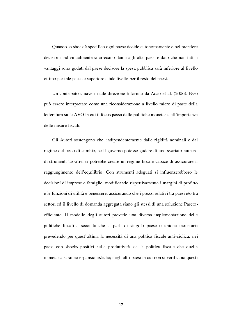 Anteprima della tesi: Costi e Benefici di una Valuta Internazionale, Pagina 13