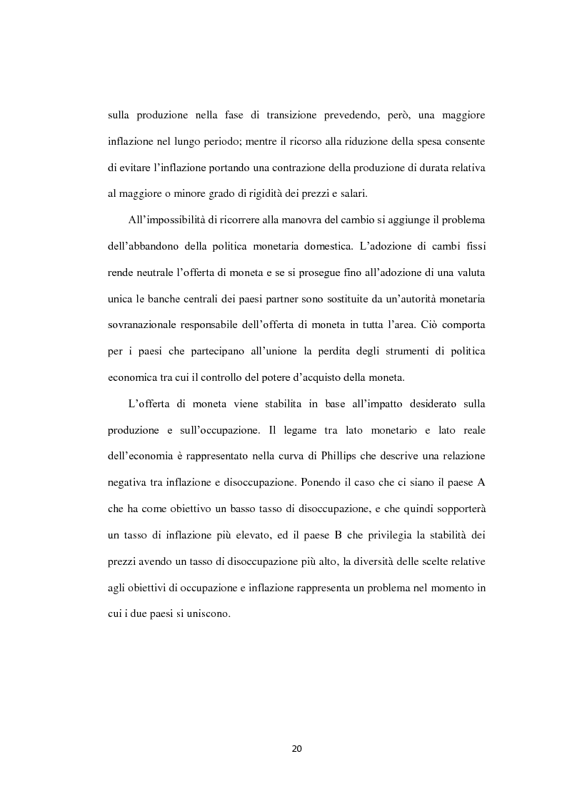 Anteprima della tesi: Costi e Benefici di una Valuta Internazionale, Pagina 16