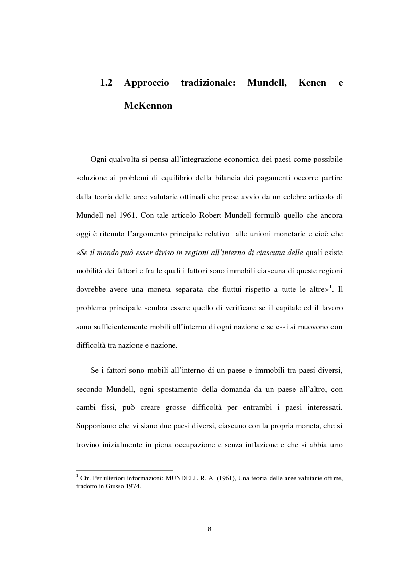 Anteprima della tesi: Costi e Benefici di una Valuta Internazionale, Pagina 4