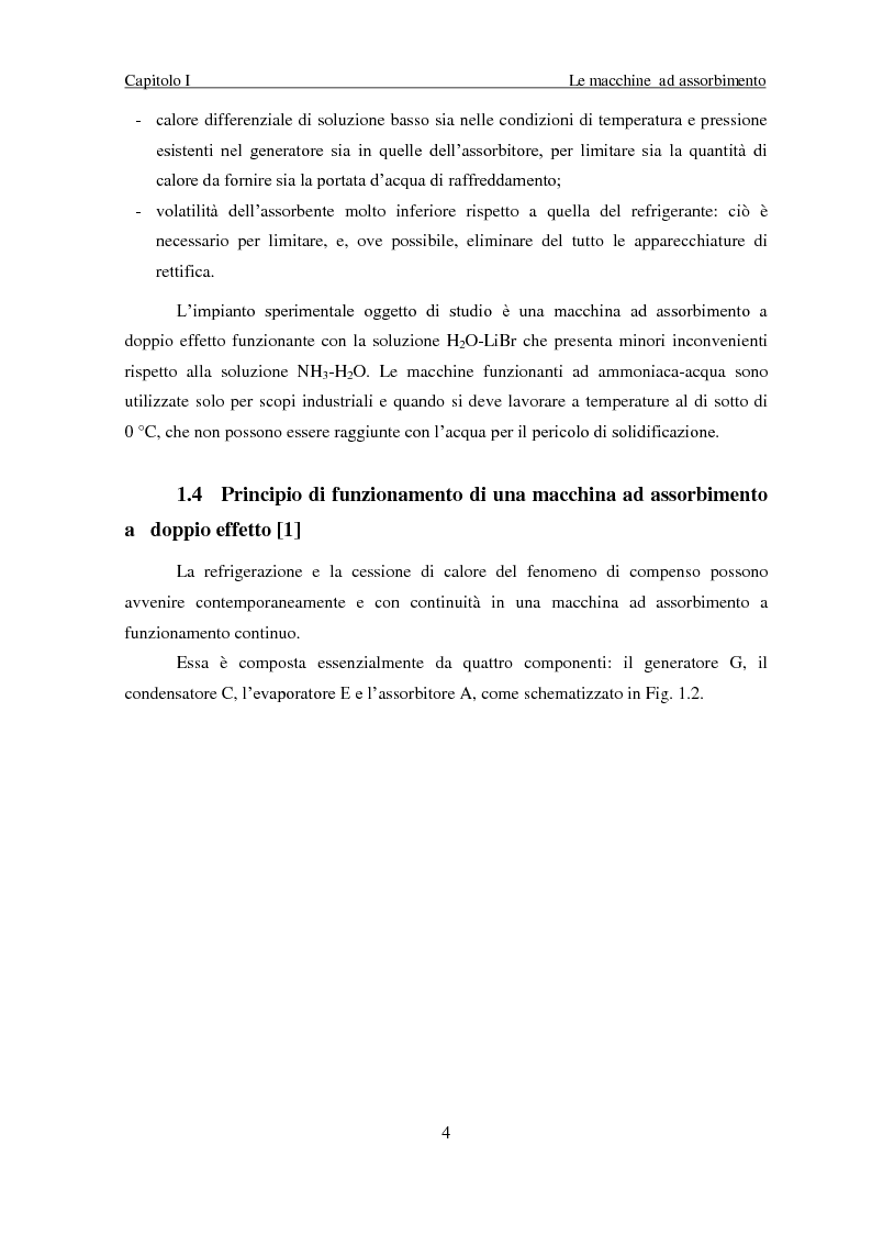 Anteprima della tesi: Messa a punto di un sistema di acquisizione dati per la valutazione delle prestazioni di una macchina ad assorbimento, Pagina 7