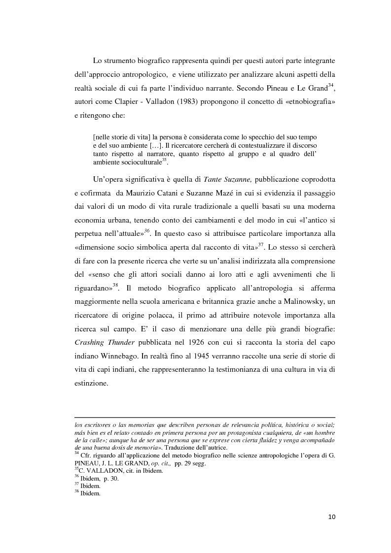Anteprima della tesi: Gli emigranti salentini nella provincia di Buenos Aires: storie di vita e generazioni a confronto., Pagina 11