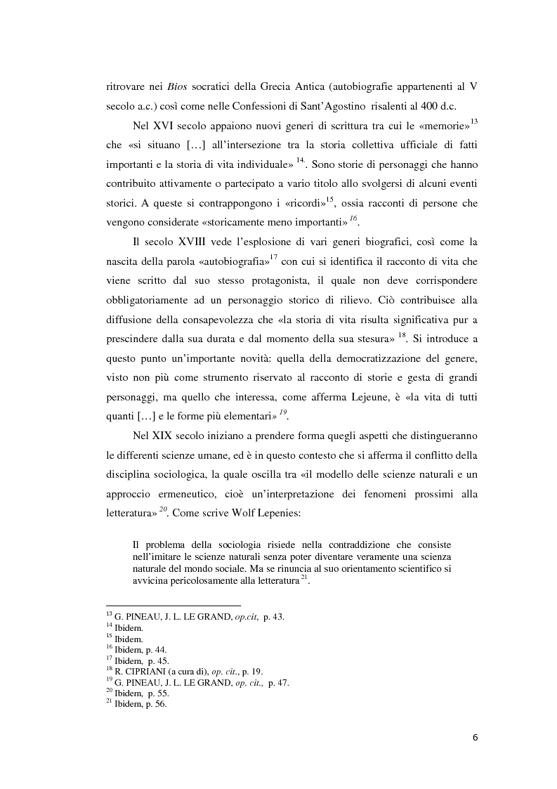 Anteprima della tesi: Gli emigranti salentini nella provincia di Buenos Aires: storie di vita e generazioni a confronto., Pagina 7