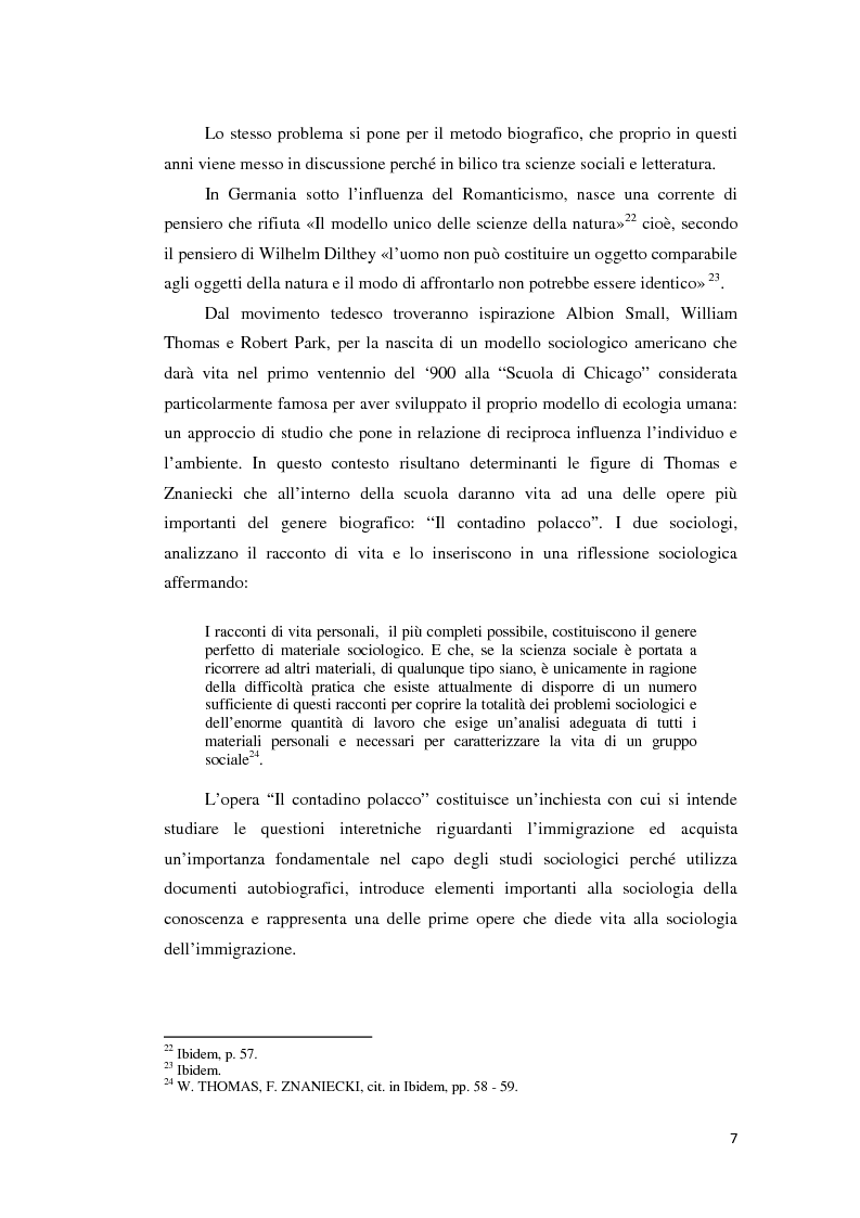 Anteprima della tesi: Gli emigranti salentini nella provincia di Buenos Aires: storie di vita e generazioni a confronto., Pagina 8