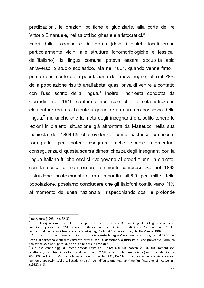 Anteprima della tesi: Dalla pagina allo schermo: analisi linguistica de "La romana" di Alberto Moravia e delle sue trasposizioni cinematografiche, Pagina 12