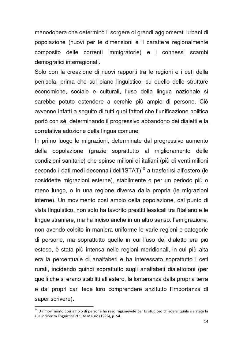 Anteprima della tesi: Dalla pagina allo schermo: analisi linguistica de "La romana" di Alberto Moravia e delle sue trasposizioni cinematografiche, Pagina 15