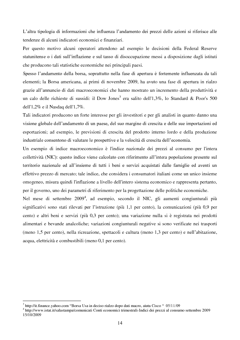 Anteprima della tesi: L’importanza dell’informazione all’interno dei mercati borsistici, Pagina 11