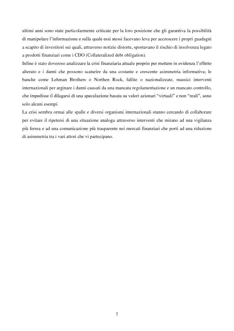 Anteprima della tesi: L’importanza dell’informazione all’interno dei mercati borsistici, Pagina 4