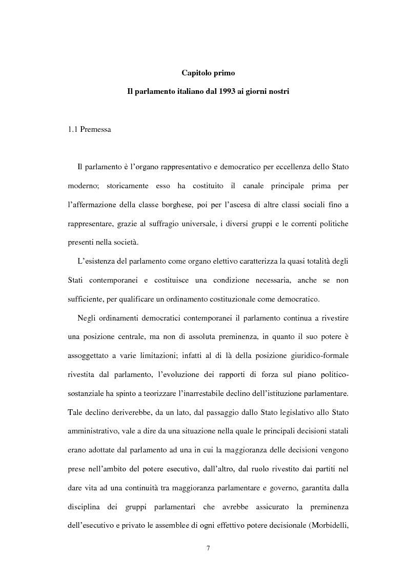 Anteprima della tesi: Il parlamento elettronico: l'incidenza delle ICTs sulle funzioni parlamentari, Pagina 6
