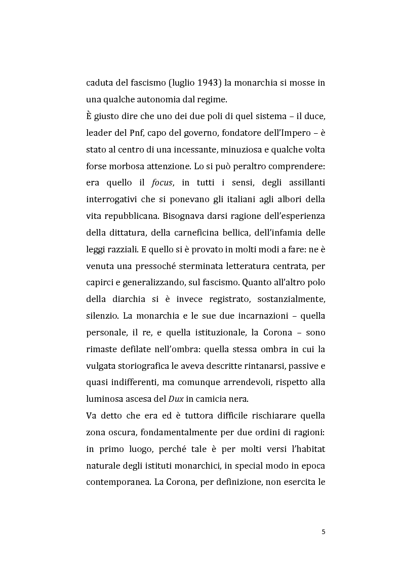 Anteprima della tesi: Vittorio Emanuele III e Mussolini: una diarchia tra apparenti successi e contrasti nascosti. La questione balcanica., Pagina 3