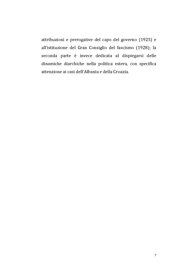 Anteprima della tesi: Vittorio Emanuele III e Mussolini: una diarchia tra apparenti successi e contrasti nascosti. La questione balcanica., Pagina 5