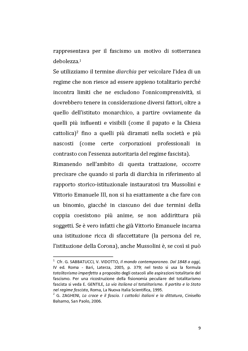 Anteprima della tesi: Vittorio Emanuele III e Mussolini: una diarchia tra apparenti successi e contrasti nascosti. La questione balcanica., Pagina 7