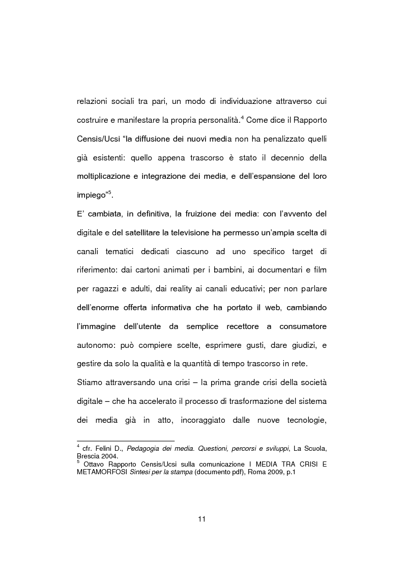 Anteprima della tesi: Social Network e nuova generazione, Pagina 10