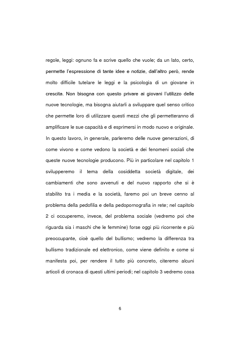 Anteprima della tesi: Social Network e nuova generazione, Pagina 5
