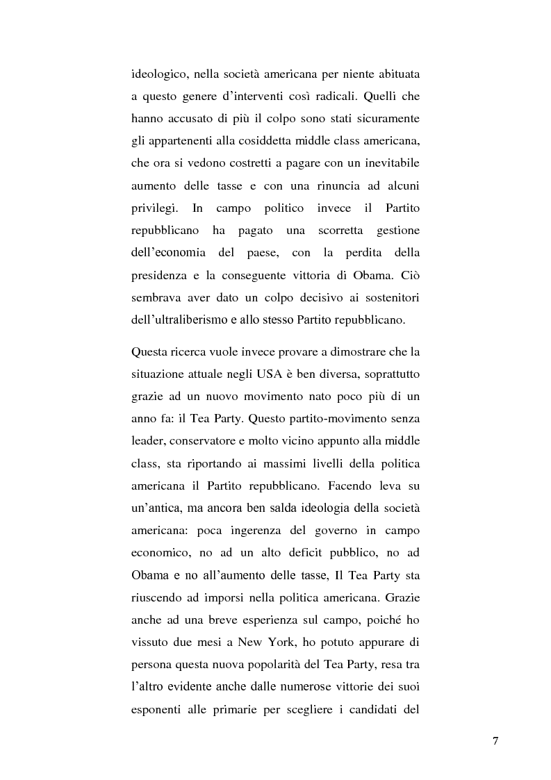 Anteprima della tesi: The Tea Party: la rinascita della destra americana, Pagina 3