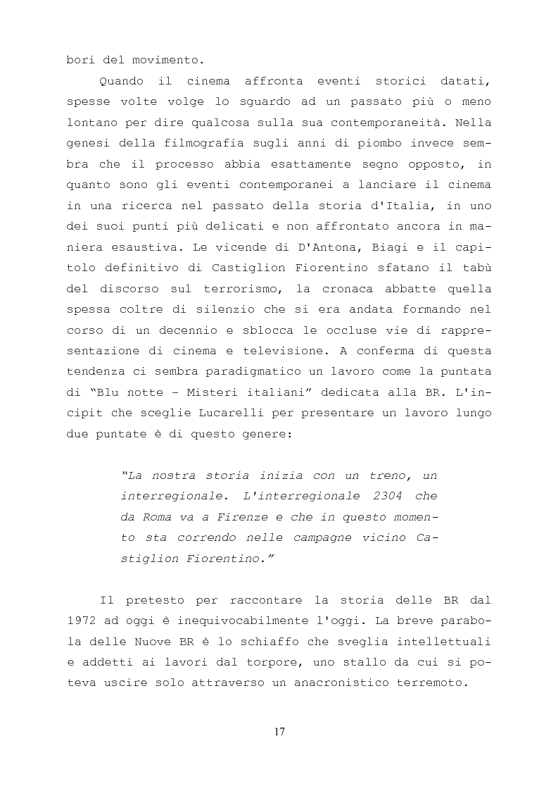 Anteprima della tesi: Gli anni di piombo visti da qui: rappresentazione e riconciliazione nel cinema italiano del terzo millennio, Pagina 15